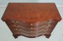 L68804: KINDEL Mahogany Serpentine Front 4 Drawer 