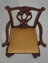 68784: Chippendale Style Diminutive Doll Size Armc