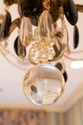 F68916: Hollywood Regency Ceiling Chandelier w/ Pu