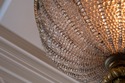F68927: Pair of Vintage Flush Mount French Beaded 