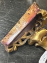 68928: Vintage Italian Giltwood Marble Top One Leg