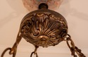 F68896: Vintage Italian Art Glass Bronze Ceiling C