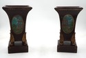 LF73544: Pair Of Toleware Urns Cachepots