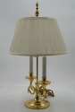 F73546: BALDWIN Brass 2 Arm Bouillotte Lamp