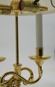 F73546: BALDWIN Brass 2 Arm Bouillotte Lamp
