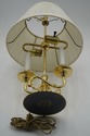 F73546: BALDWIN Brass 2 Arm Bouillotte Lamp