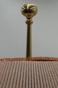 F73545: SPEER Pair Of Brass & Blown Glass Tower La