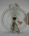 F73545: SPEER Pair Of Brass & Blown Glass Tower La