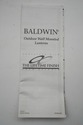F73088: BALDWIN Brass & Glass Exterior Lantern - N