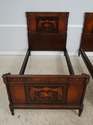 73405: Pair Of Inlaid Neoclassical Mahogany Single