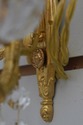 F73567: Pair Of French Style Brass & Glass Chandel