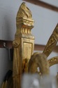 F73567: Pair Of French Style Brass & Glass Chandel