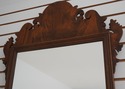 F73621: Flame Mahogany Chippendale Style Wall Mirr