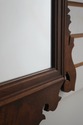 F73621: Flame Mahogany Chippendale Style Wall Mirr