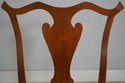 L73614: Set of 6 Bench Made Walnut Chippendale Din
