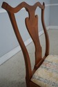 L73614: Set of 6 Bench Made Walnut Chippendale Din