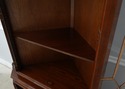 L73677: English Made Mahogany Inlaid Corner Cabine