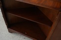 L73677: English Made Mahogany Inlaid Corner Cabine