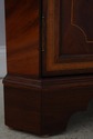 L73677: English Made Mahogany Inlaid Corner Cabine