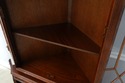 73676: English Made Mahogany Inlaid Corner Cabinet
