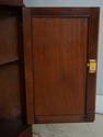 73676: English Made Mahogany Inlaid Corner Cabinet