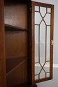 73676: English Made Mahogany Inlaid Corner Cabinet