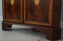 73676: English Made Mahogany Inlaid Corner Cabinet