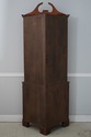 73676: English Made Mahogany Inlaid Corner Cabinet