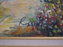 F73598: Framed Oil On Canvas Lake Scene Artist Sig