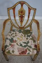 L73275: Pair Of Adams Style Painted Crewelwork Cha