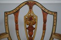 L73275: Pair Of Adams Style Painted Crewelwork Cha