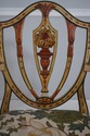L73275: Pair Of Adams Style Painted Crewelwork Cha