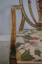 L73275: Pair Of Adams Style Painted Crewelwork Cha