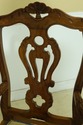 LF52315EC: Set Of 8 Italian Walnut Carved Dining R