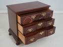 68802: KINDEL 3 Drawer Blockfront Mahogany Chest D