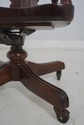 F68833: ETHAN ALLEN Country Pine Swivel Desk Chair