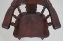 F68833: ETHAN ALLEN Country Pine Swivel Desk Chair