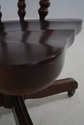 F68833: ETHAN ALLEN Country Pine Swivel Desk Chair
