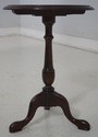 68871: ETHAN ALLEN Round Georgian Court Cherry Ped
