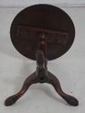 68871: ETHAN ALLEN Round Georgian Court Cherry Ped