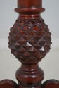 68835: Pineapple Carved Base Cherry Pedestal Stand