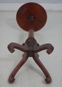 68835: Pineapple Carved Base Cherry Pedestal Stand