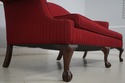 68852: ETHAN ALLEN French Country Camelback Sofa