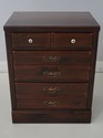 F68869: Pair Of ETHAN ALLEN Pine Rustic Nightstand