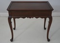 68849: ETHAN ALLEN Cherry Georgian Court Tea Table
