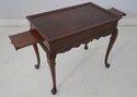 68849: ETHAN ALLEN Cherry Georgian Court Tea Table