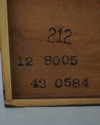 F68837: Pine 1 Drawer 2 Tier Old Tavern Style Nigh