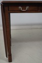 L68792: Unusual Mahogany Drop Side Partners Desk T