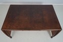 L68792: Unusual Mahogany Drop Side Partners Desk T