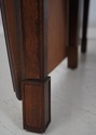 L68792: Unusual Mahogany Drop Side Partners Desk T